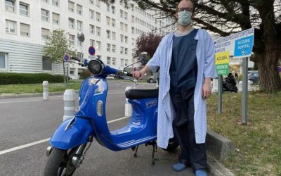 Covid-19 : Pink Mobility prête des scooters électriques