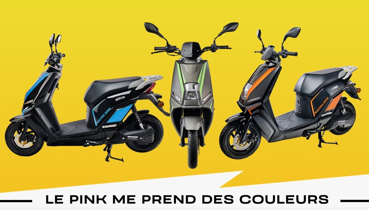 Nouvel habillage pour le scooter électrique Pink Me