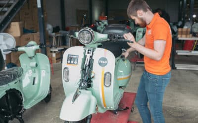 [78Actu] Assemblés dans les Yvelines, ces scooters en libre-service circulent dans les rues de Paris