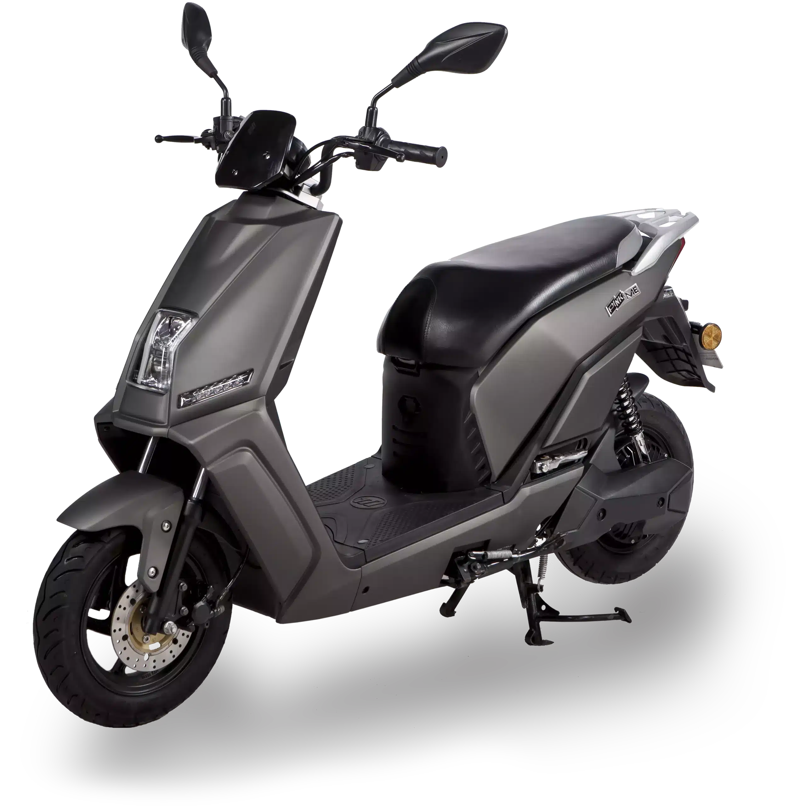 Le scooter électrique Pink Me 50 cc est disponible en paiment comptant ou achat mensualisé 2 roues électrique Pink Me Gris mat