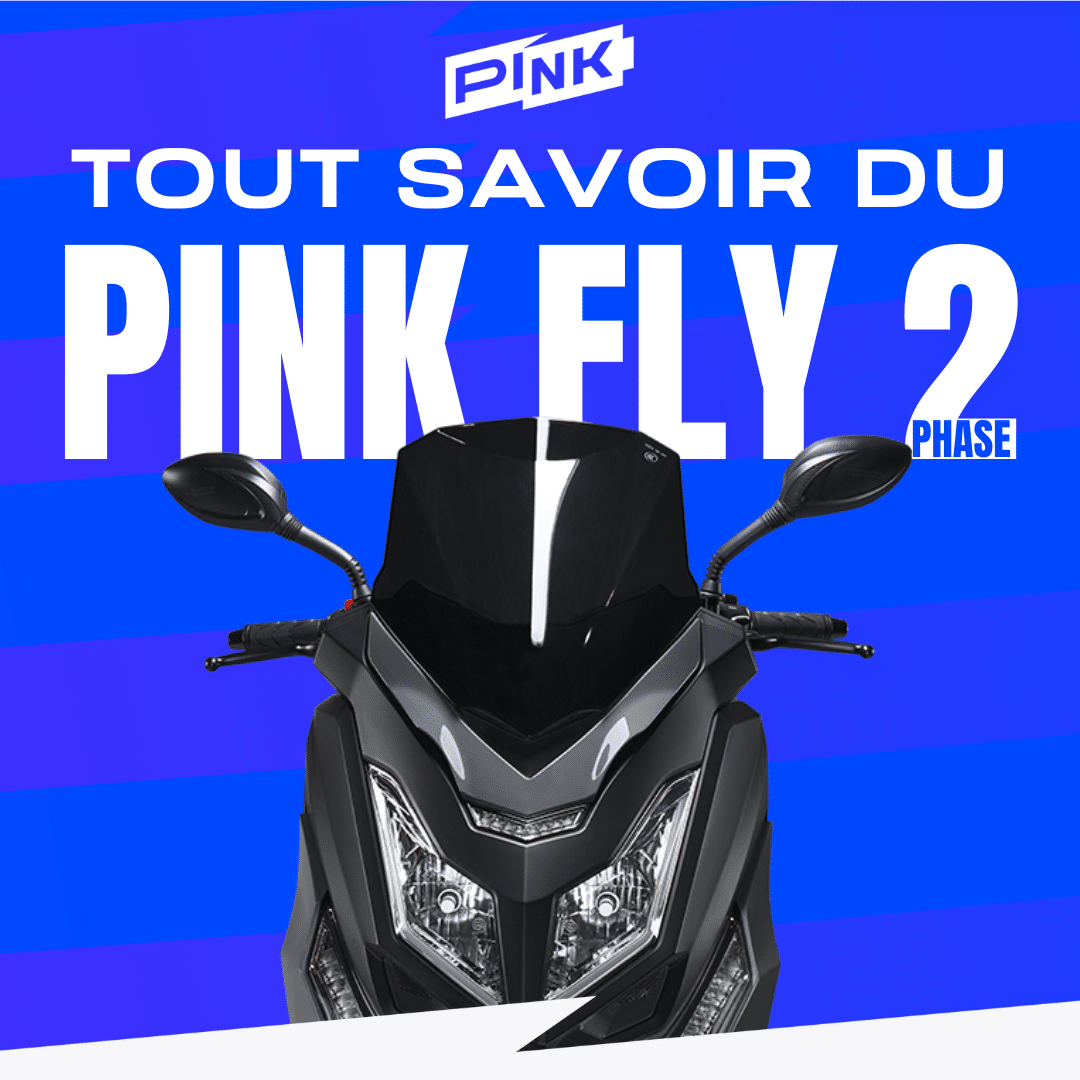 Tout savoir du pink fly phase 2 maxi scooter électrique Pink Fly Phase 2