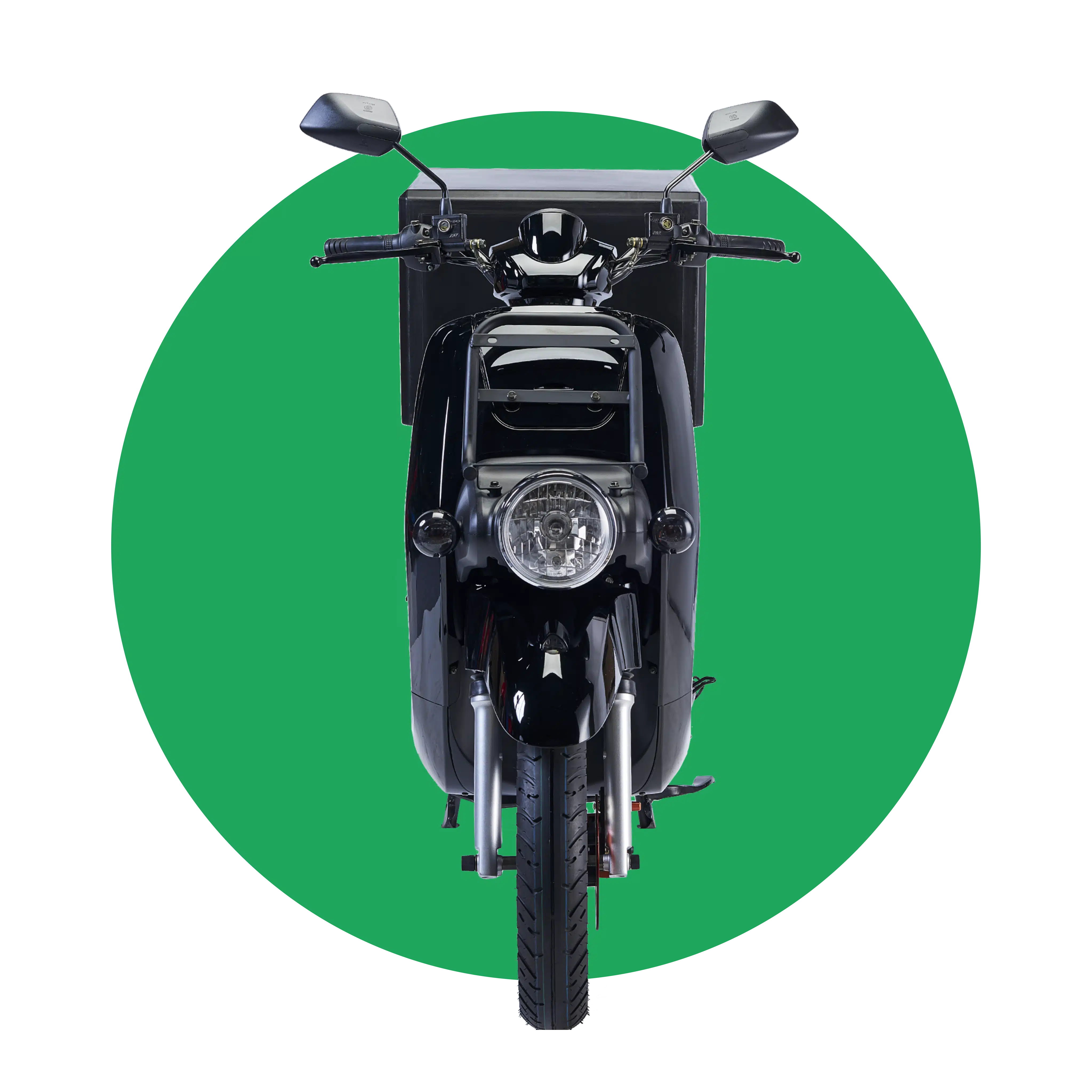 pink_up_rond_vert Scooter électrique livraison Pink Up 50cc
