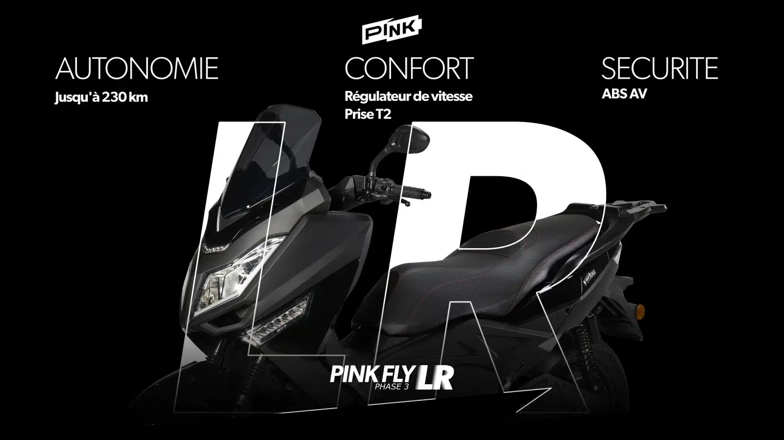 Pink Fly le meilleur scooter 125 électrique