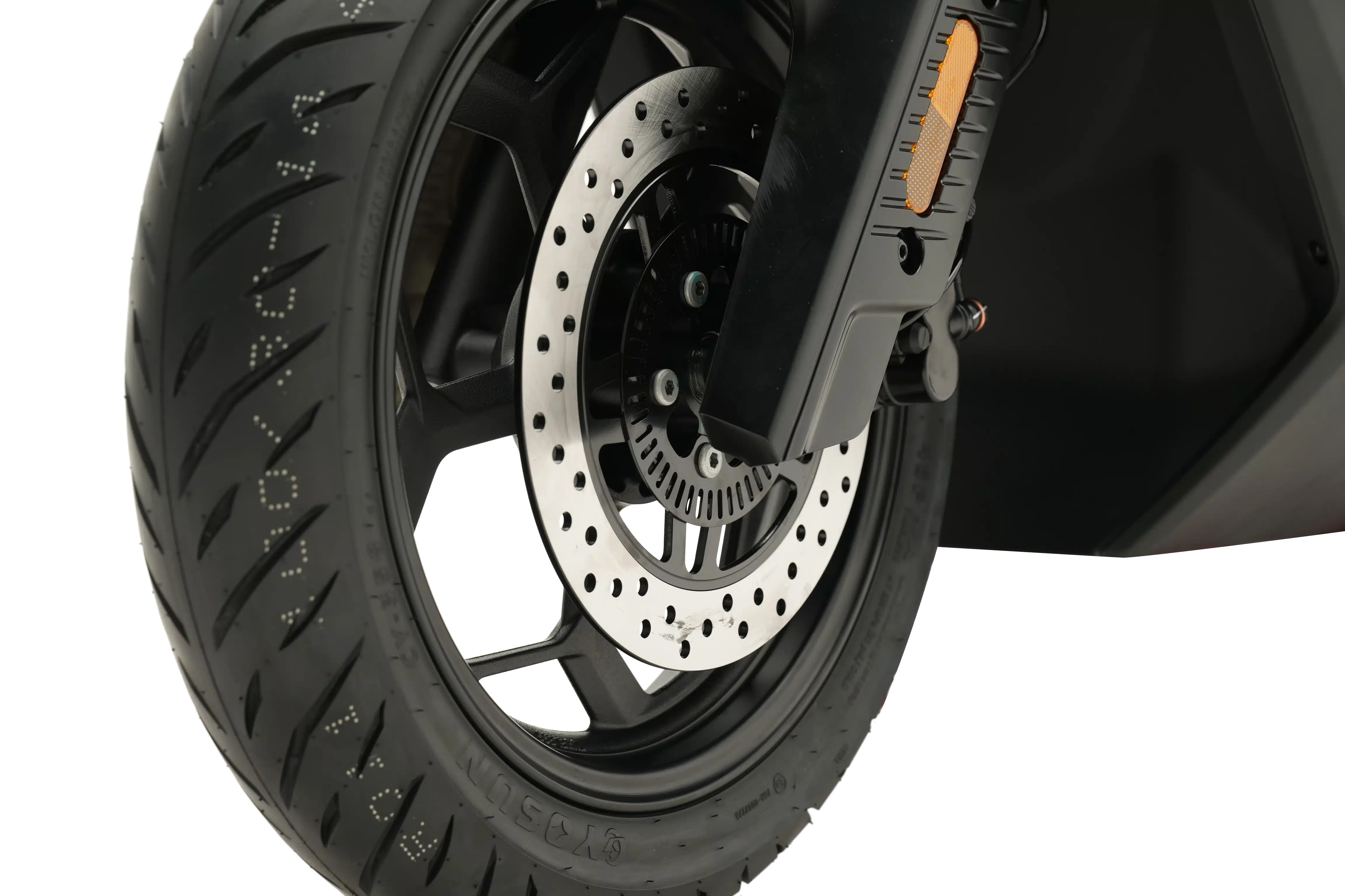 Disque de frein avant et couronne ABS du scooter Pink Hypevolt