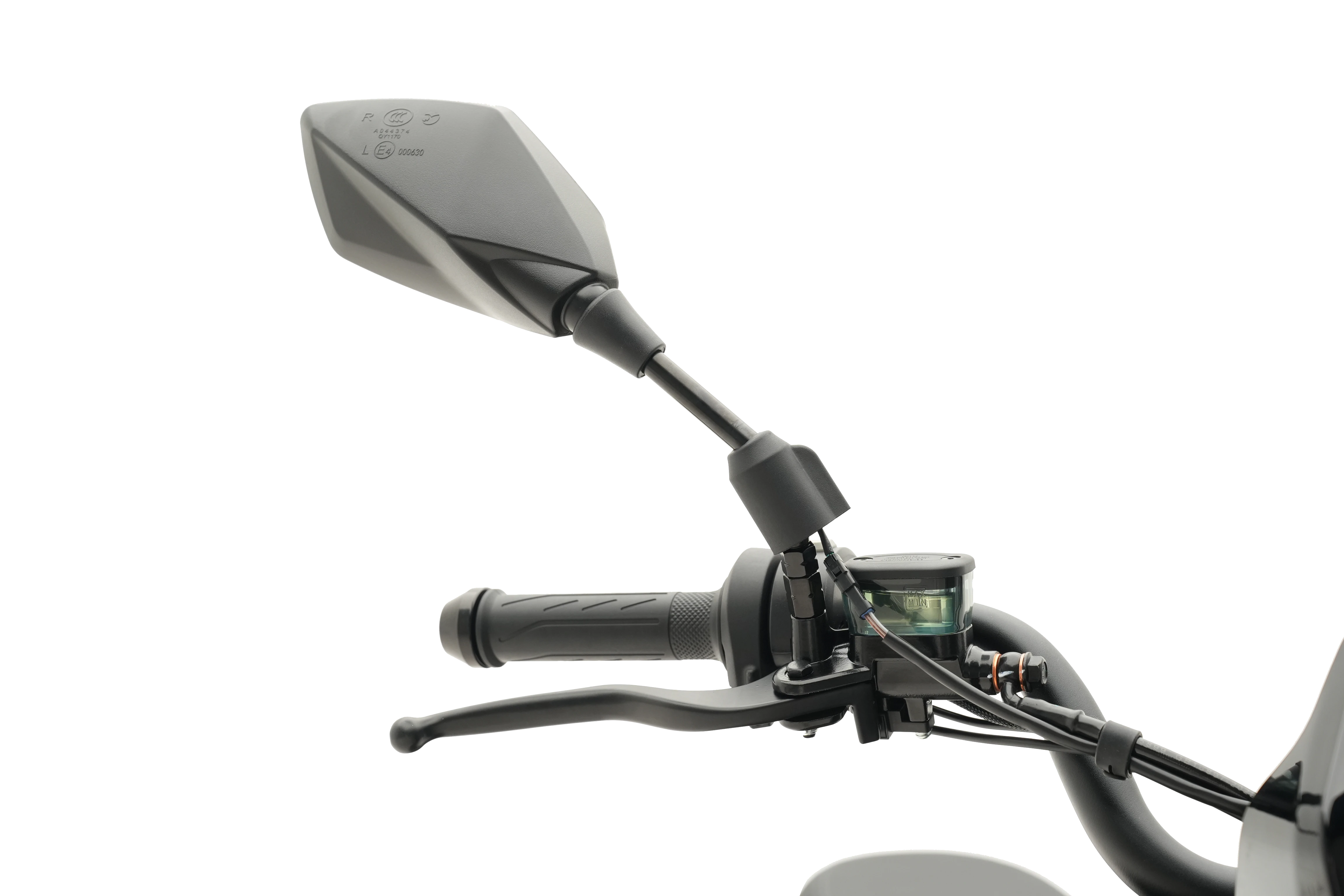 Poignée et commandes du guidon droit du scooter Pink Hypevolt